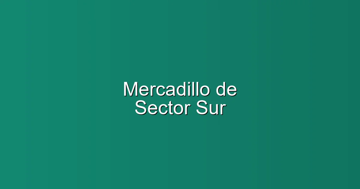 Mercadillos semanales en Córdoba: los mejores de 2026